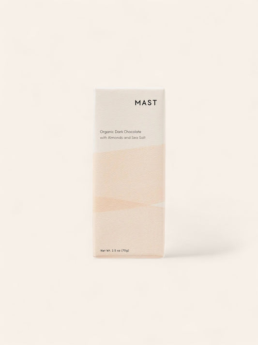 Mast Organic Chocolate Bar with Almonds and Sea Salt - Heyday Goods