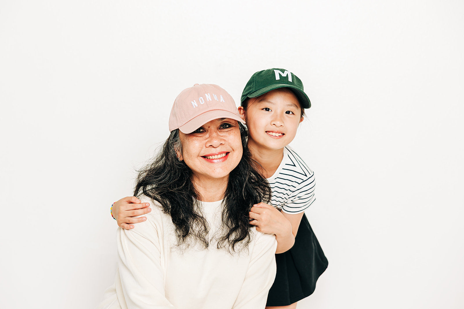 Hunter Green Letter Baseball Hat - Heyday Goods