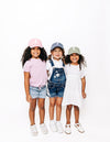 Dusty Rose Letter Baseball Hat - Heyday Goods