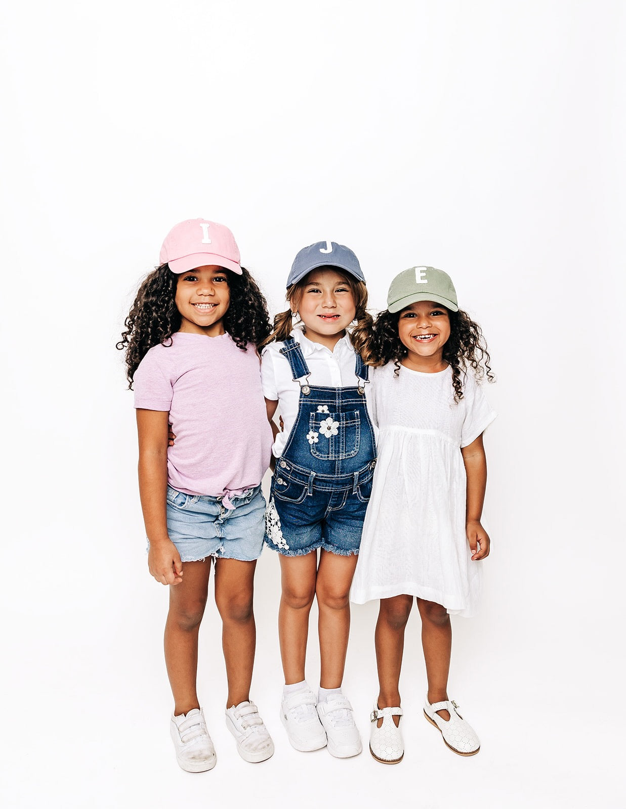 Dusty Rose Letter Baseball Hat - Heyday Goods