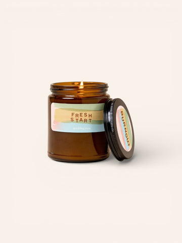 Custom Soy Wax Candle in Reusable Glass Jar - Heyday Goods