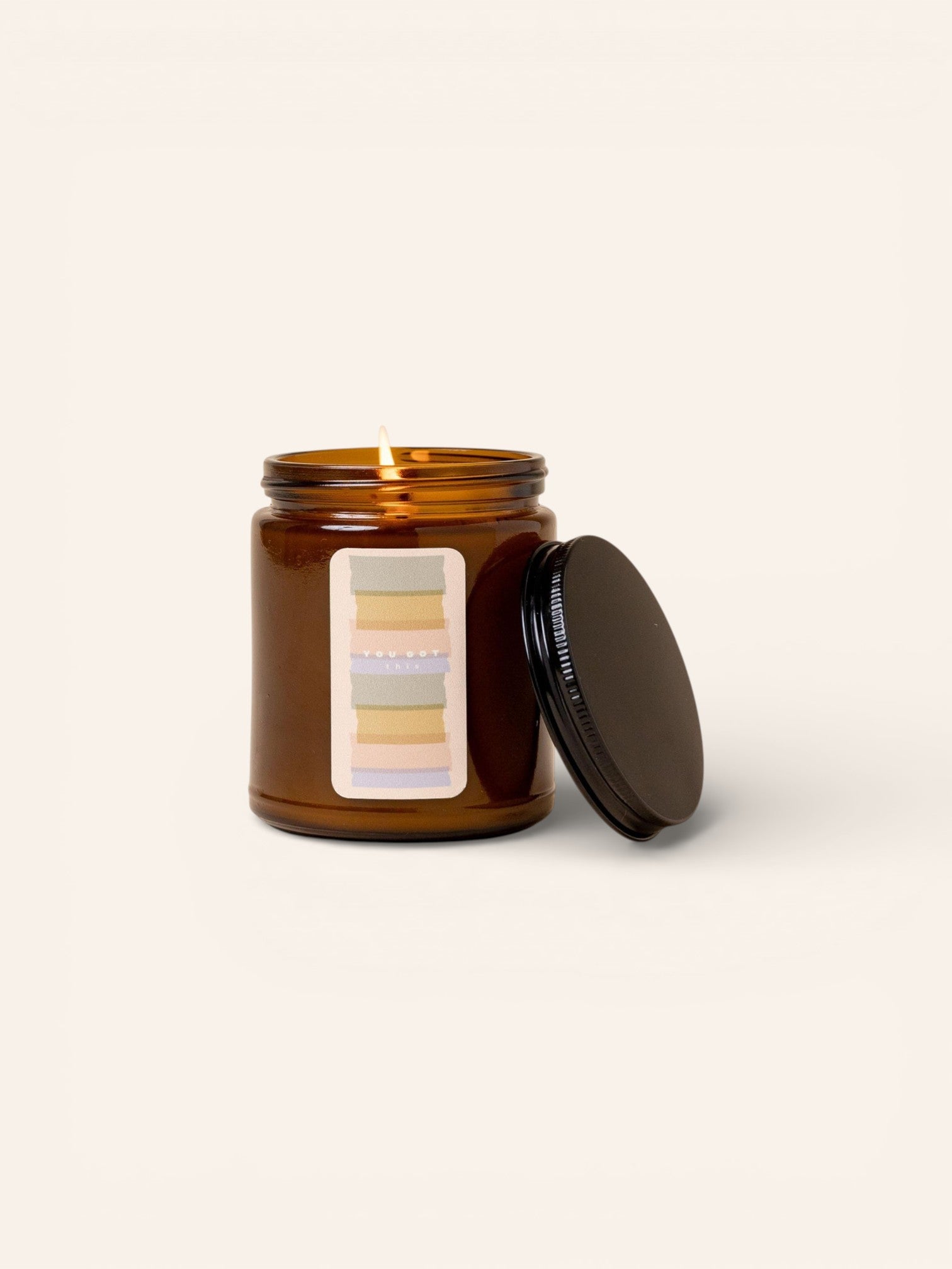 Custom Soy Wax Candle in Reusable Glass Jar - Heyday Goods