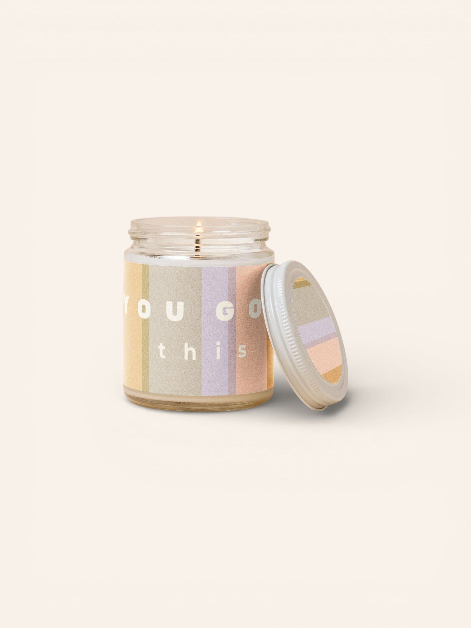 Custom Soy Wax Candle in Reusable Glass Jar - Heyday Goods