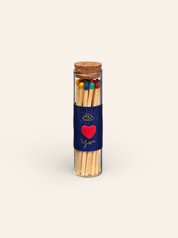Glass Match Stick Jar - Heyday Goods