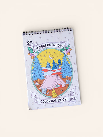 Outdoor Adventure Coloring Book - Heyday Goods