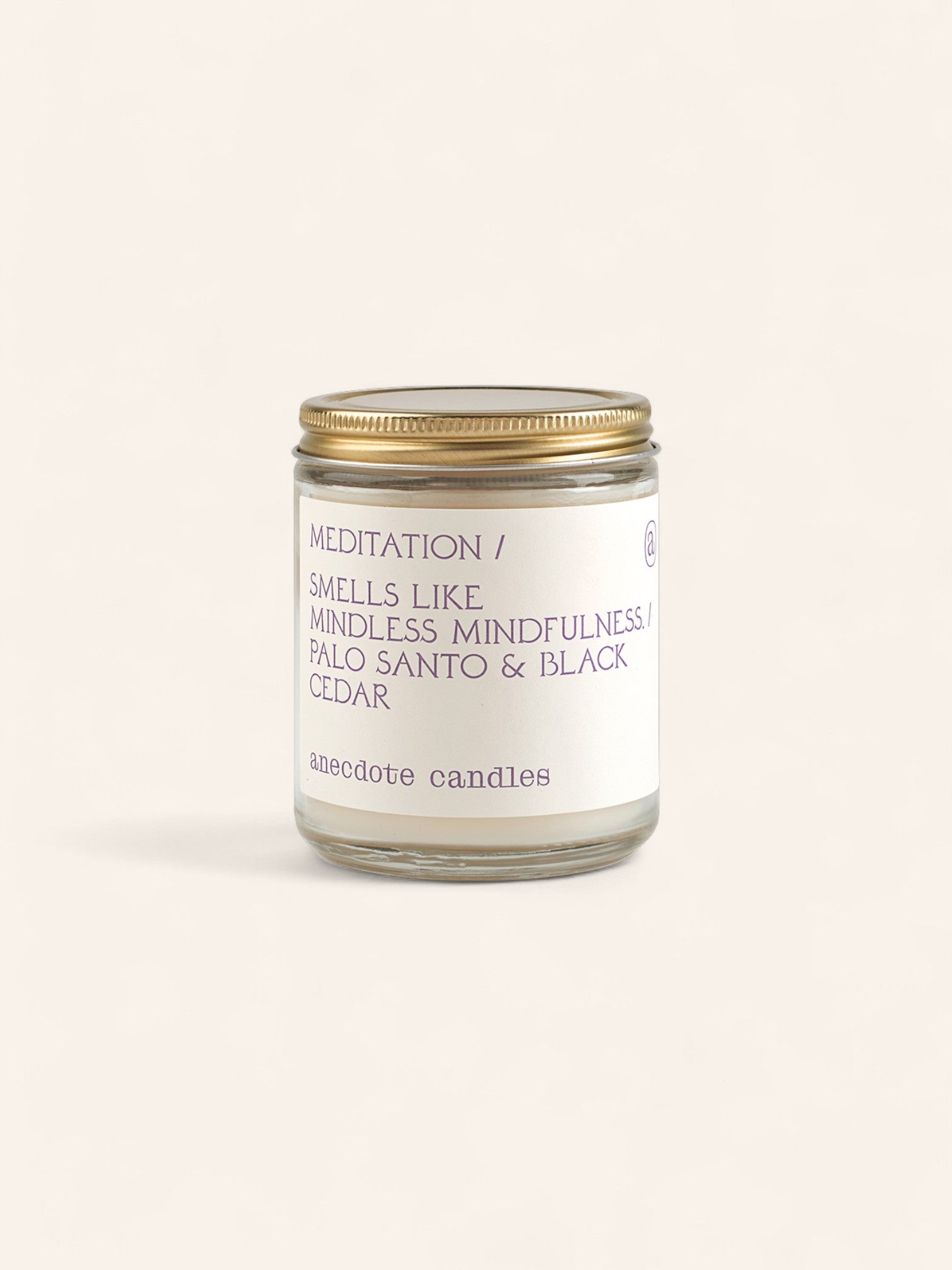 Anecdote Candles | Meditation (Palo Santo & Black Cedar) - Heyday Goods