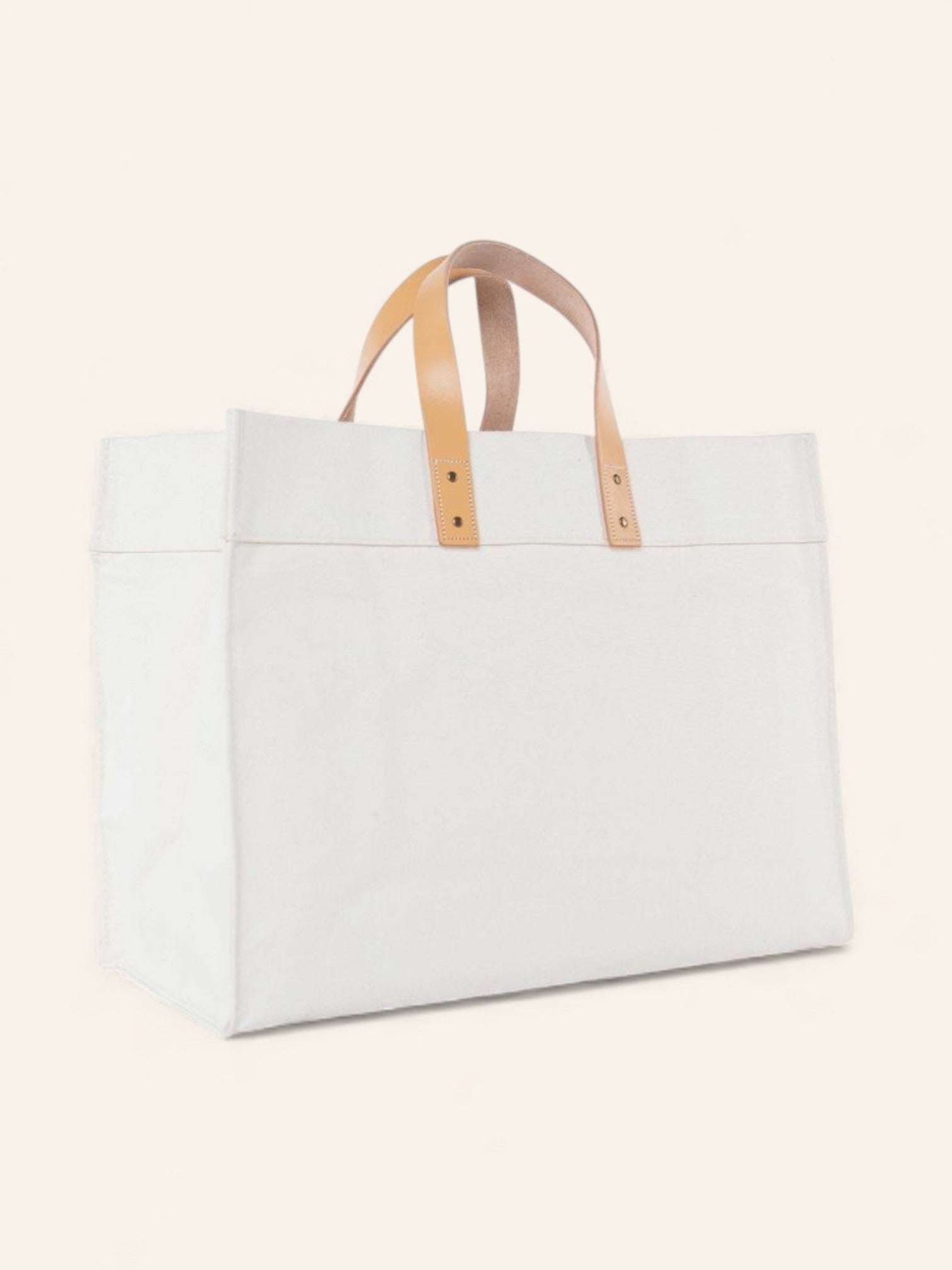 Leather Handle Tote - Heyday Goods