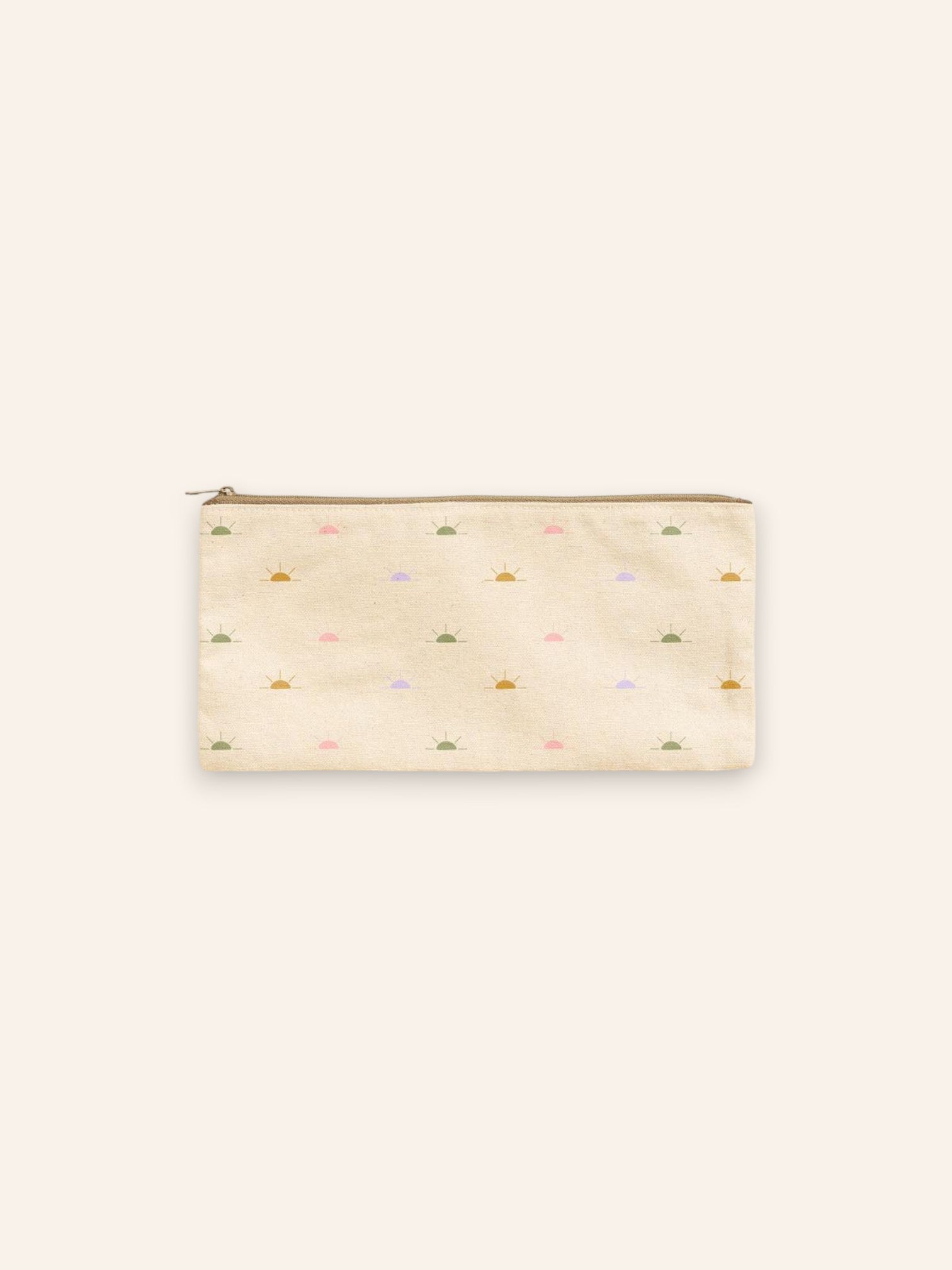 Durable 10oz Natural Canvas Zipper Pouch for Travel and Tech - Heyday Goods