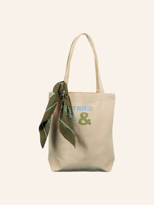 Tied & True Organic Cotton Bandana and Canvas Tote Kit - Heyday Goods