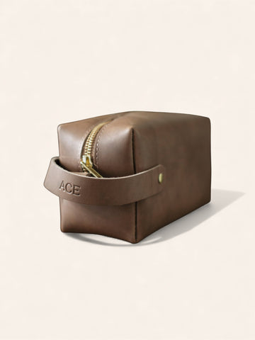 Leather Dopp Kit - Heyday Goods