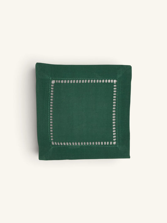 HEMSTITCHED COCKTAIL NAPKINS