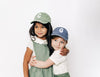 Dusty Blue Letter Baseball Hat - Heyday Goods