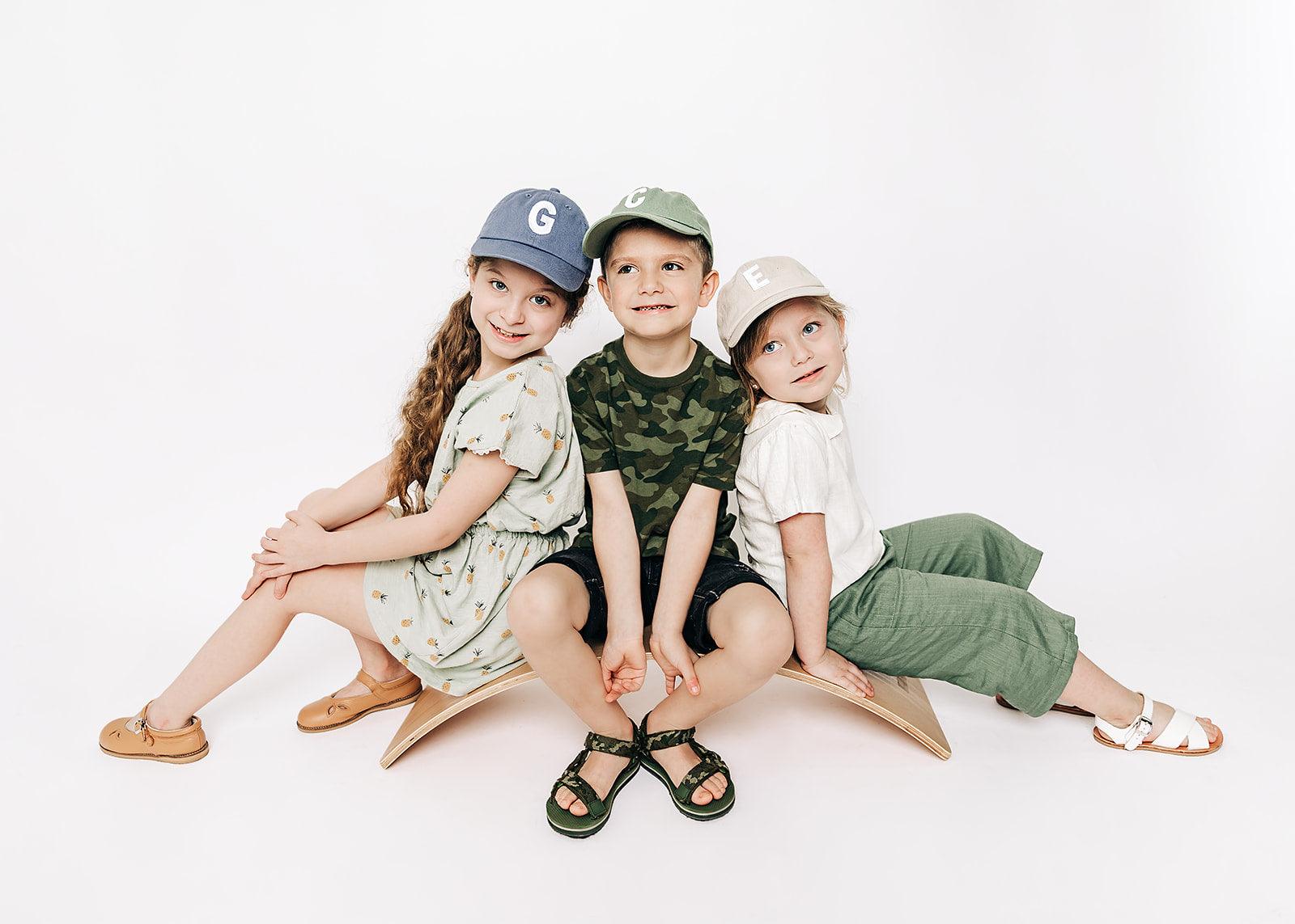 Dusty Sage Letter Baseball Hat - Heyday Goods
