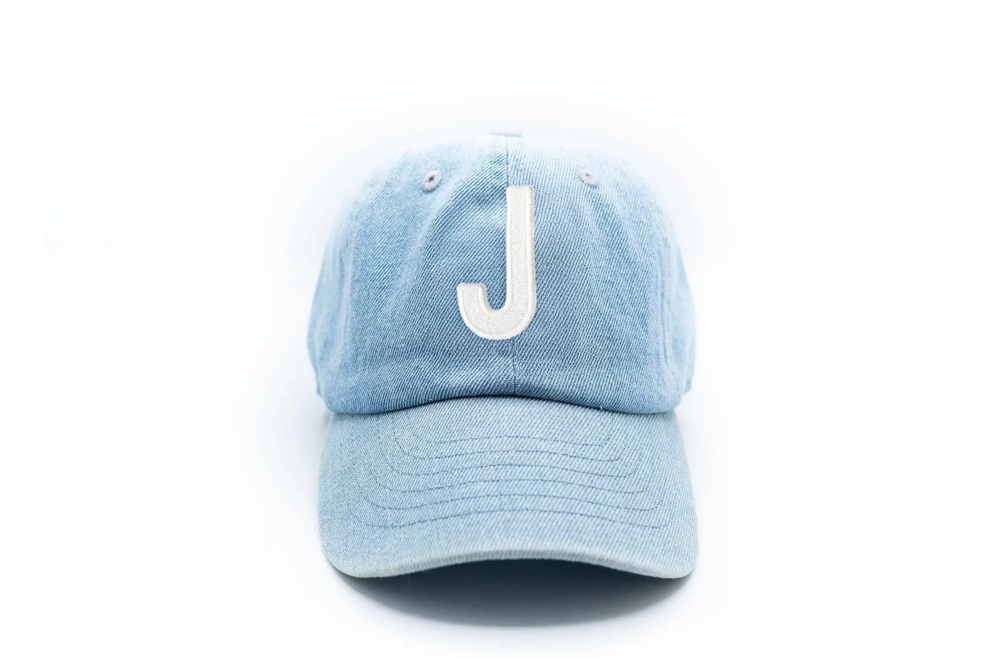 Denim Letter Baseball Hat - Heyday Goods