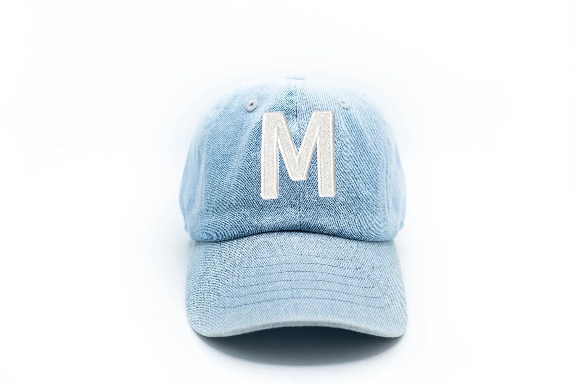 Denim Letter Baseball Hat - Heyday Goods