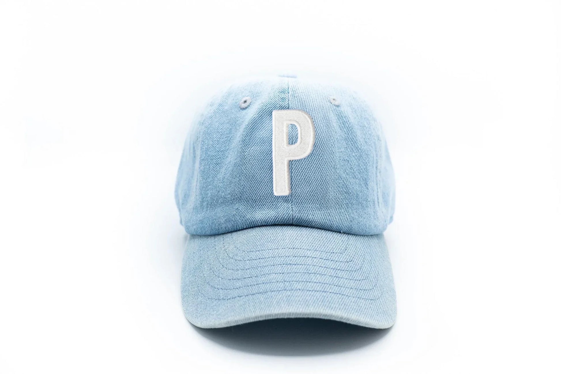 Denim Letter Baseball Hat - Heyday Goods