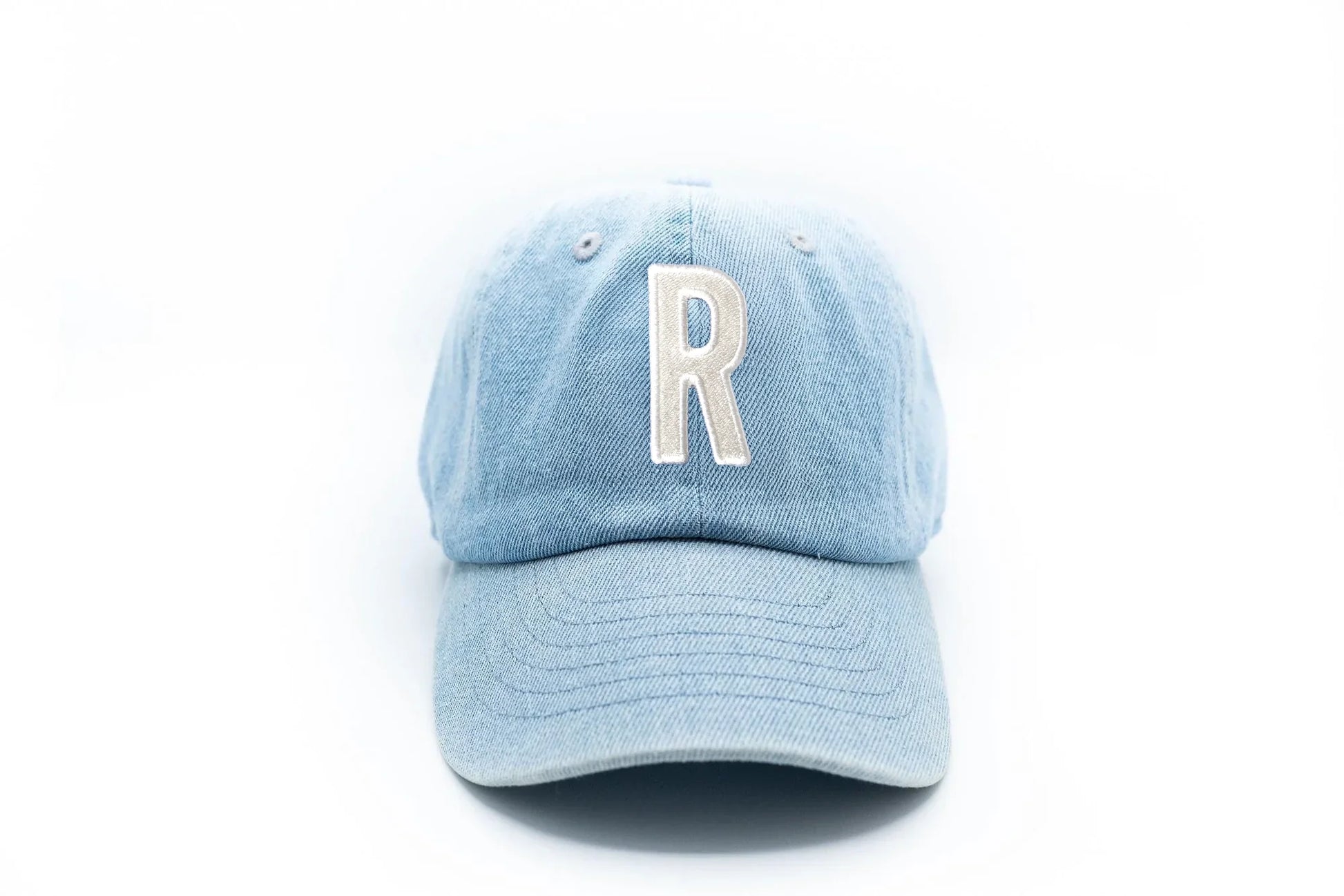 Denim Letter Baseball Hat - Heyday Goods