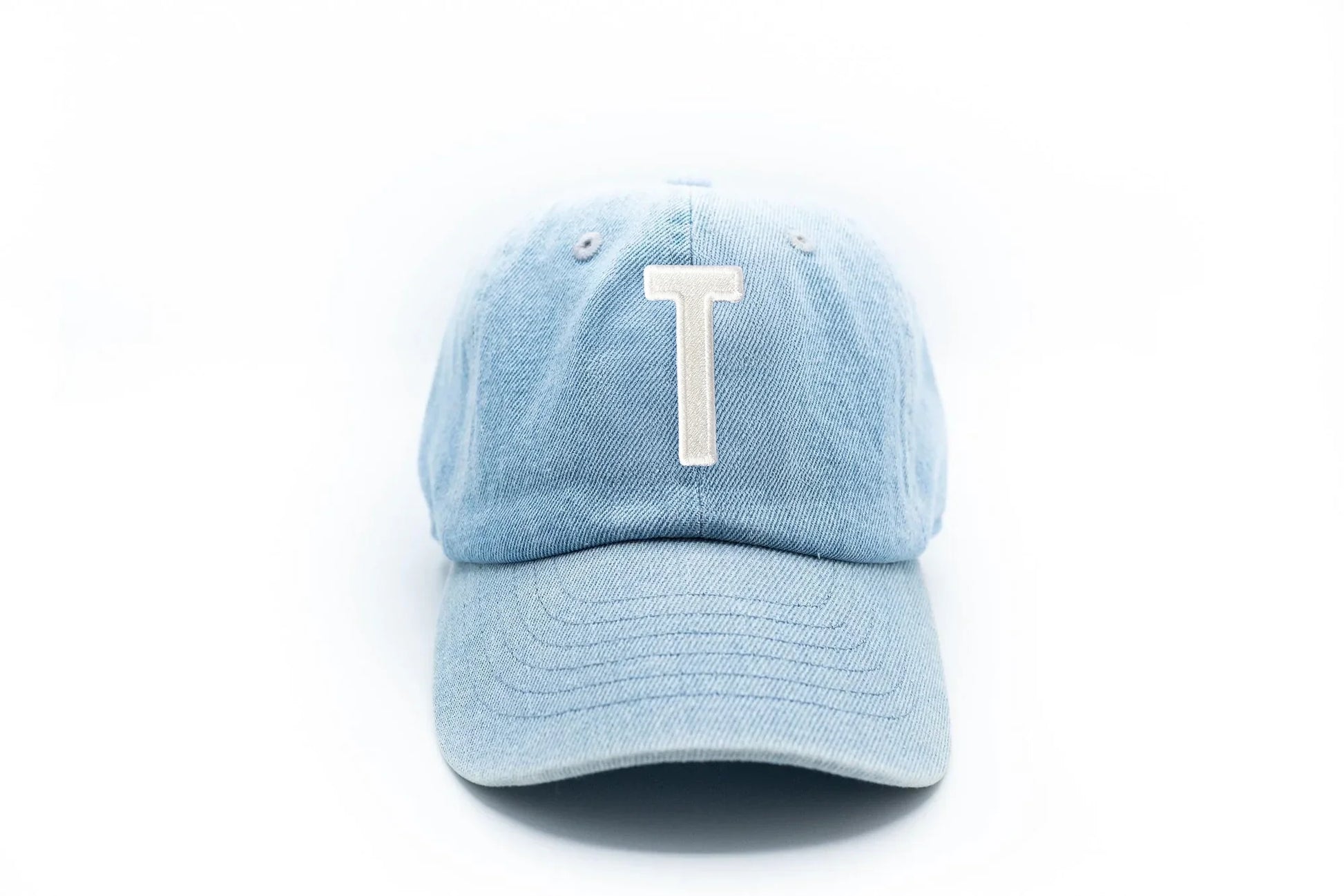 Denim Letter Baseball Hat - Heyday Goods