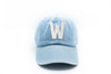 Denim Letter Baseball Hat - Heyday Goods