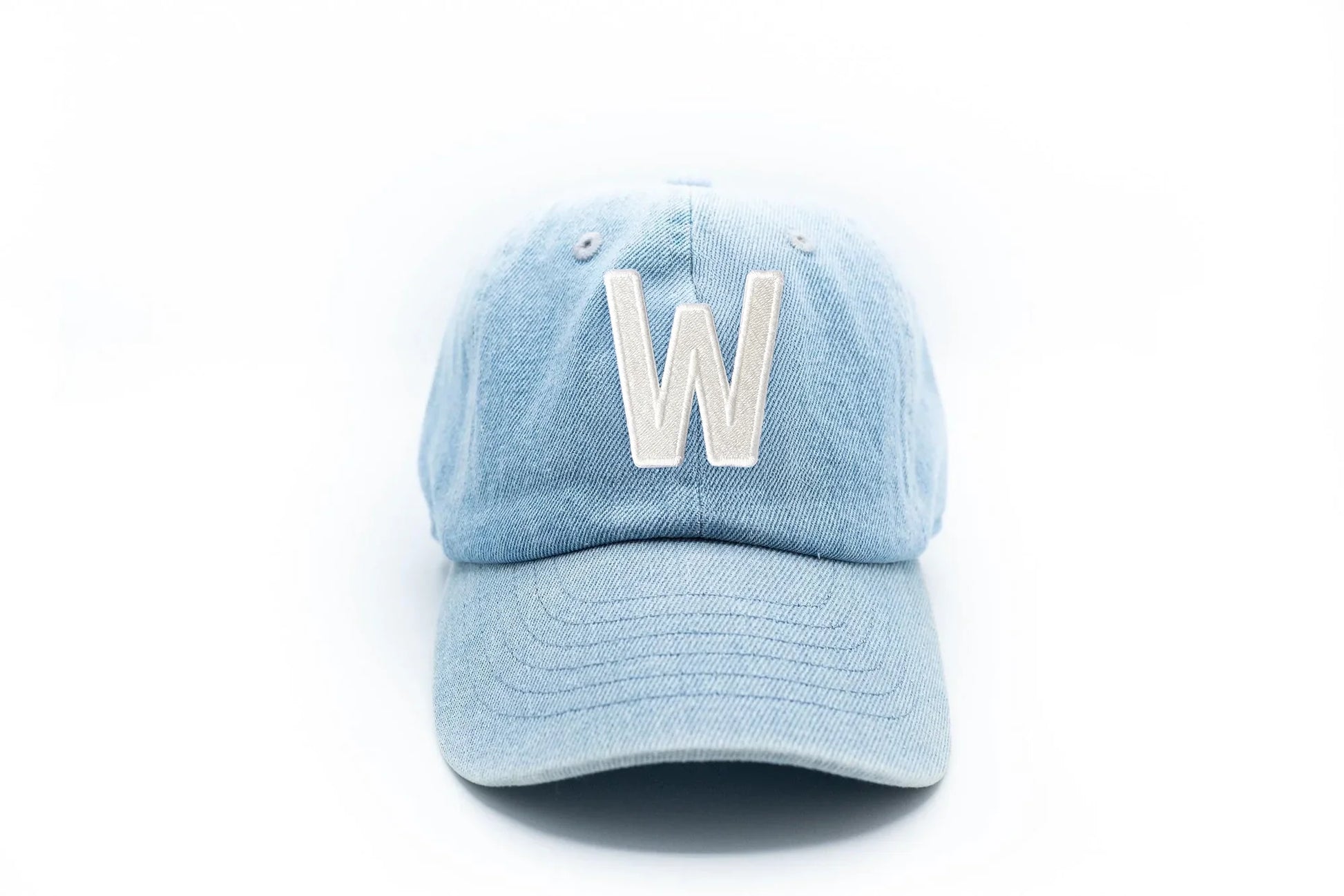Denim Letter Baseball Hat - Heyday Goods