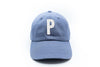 Dusty Blue Letter Baseball Hat - Heyday Goods