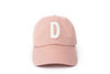 Dusty Rose Letter Baseball Hat - Heyday Goods