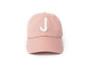 Dusty Rose Letter Baseball Hat - Heyday Goods