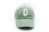 Dusty Sage Letter Baseball Hat - Heyday Goods