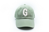 Dusty Sage Letter Baseball Hat - Heyday Goods