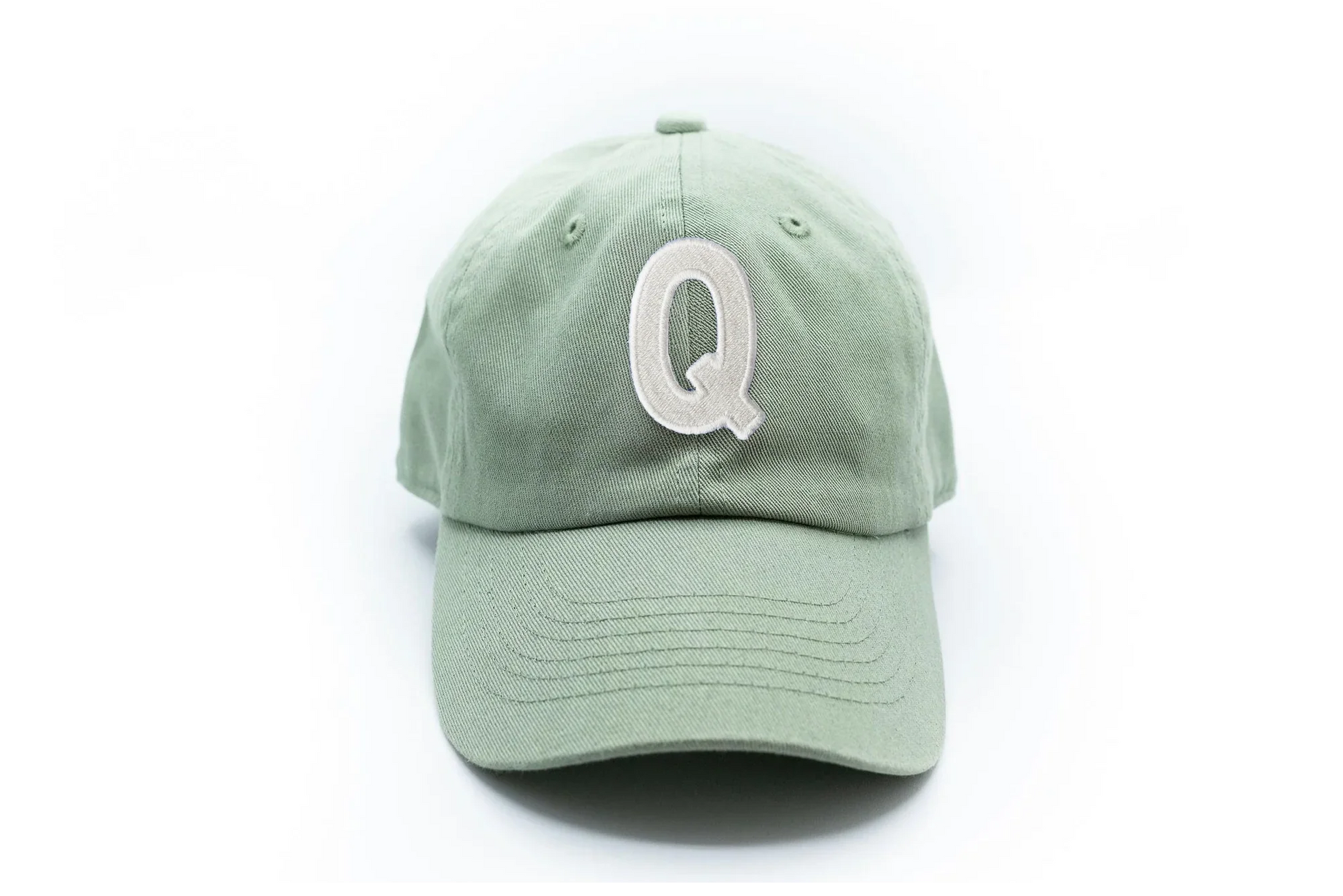 Dusty Sage Letter Baseball Hat - Heyday Goods
