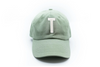 Dusty Sage Letter Baseball Hat - Heyday Goods