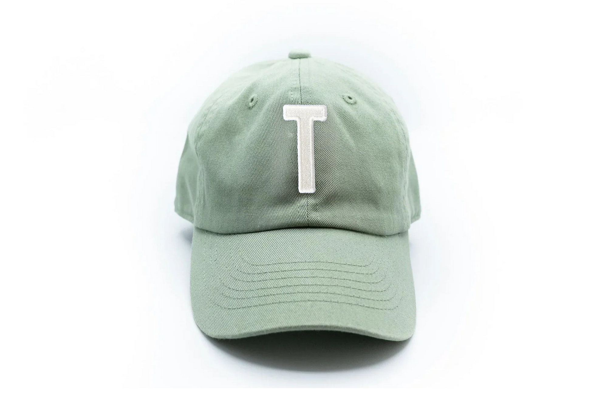 Dusty Sage Letter Baseball Hat - Heyday Goods