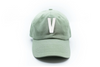 Dusty Sage Letter Baseball Hat - Heyday Goods