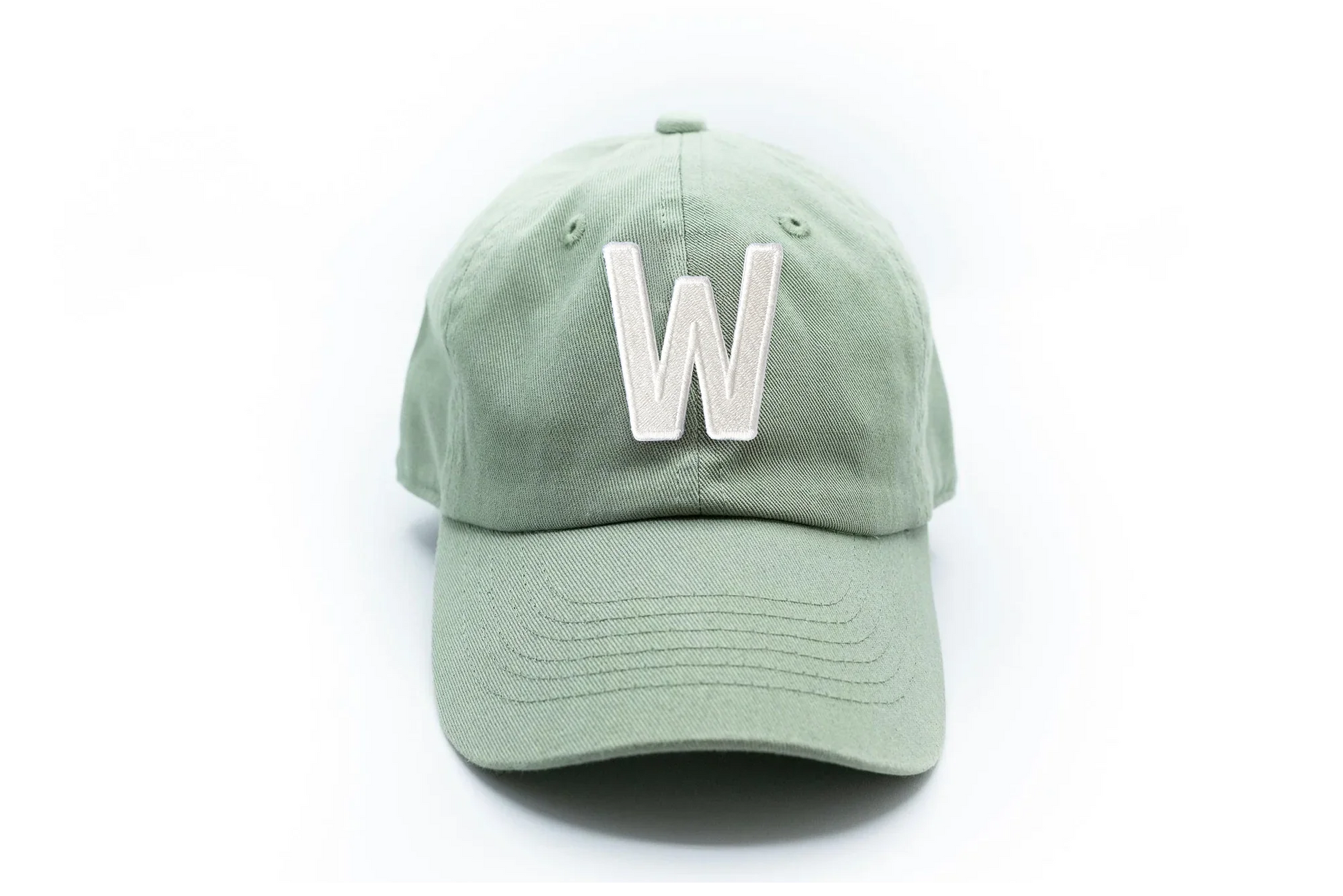 Dusty Sage Letter Baseball Hat - Heyday Goods