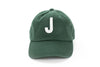 Hunter Green Letter Baseball Hat - Heyday Goods