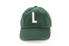 Hunter Green Letter Baseball Hat - Heyday Goods
