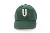 Hunter Green Letter Baseball Hat - Heyday Goods
