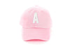 Light Pink Letter Baseball Hat - Heyday Goods