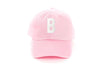 Light Pink Letter Baseball Hat - Heyday Goods