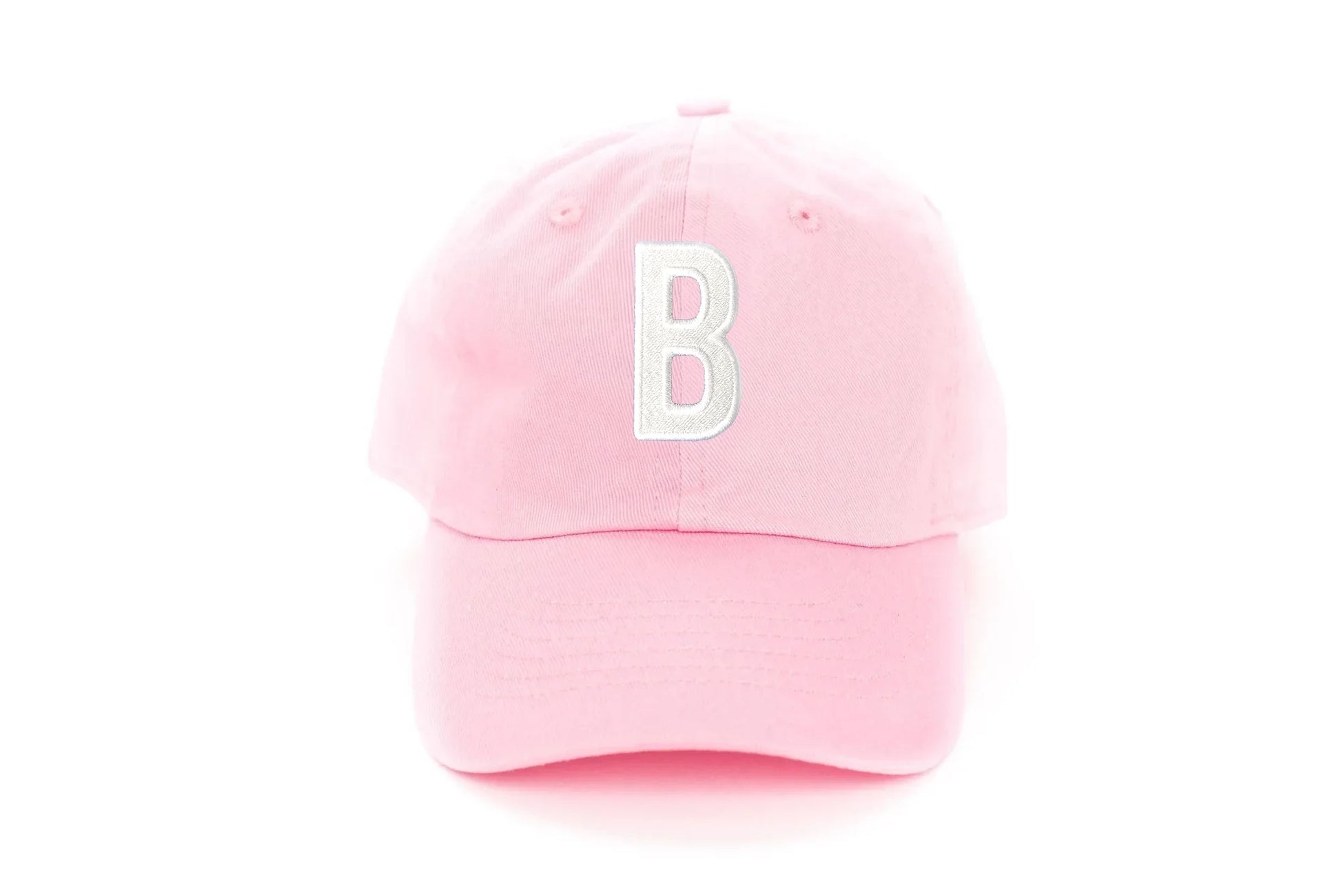 Light Pink Letter Baseball Hat - Heyday Goods