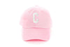 Light Pink Letter Baseball Hat - Heyday Goods