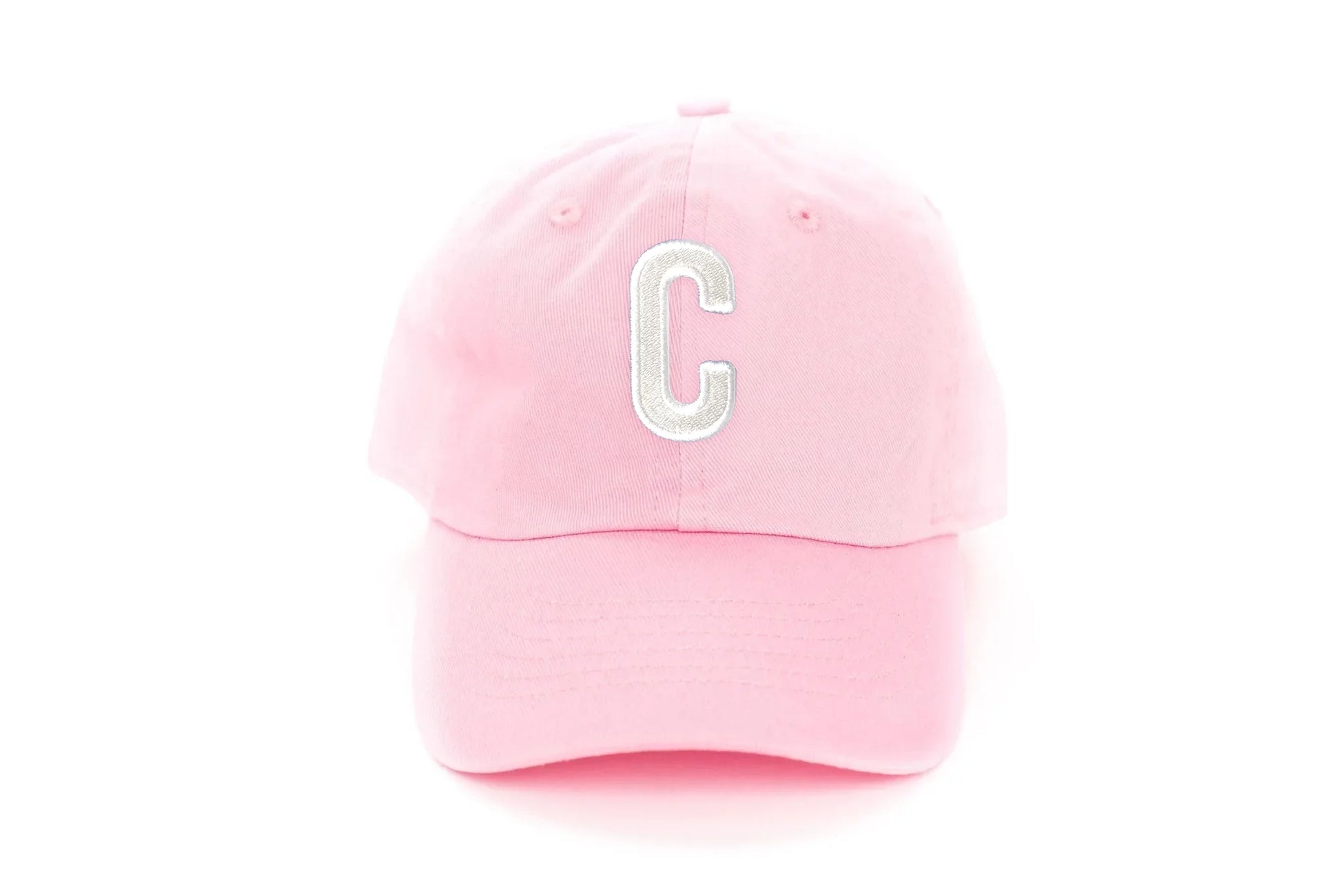 Light Pink Letter Baseball Hat - Heyday Goods