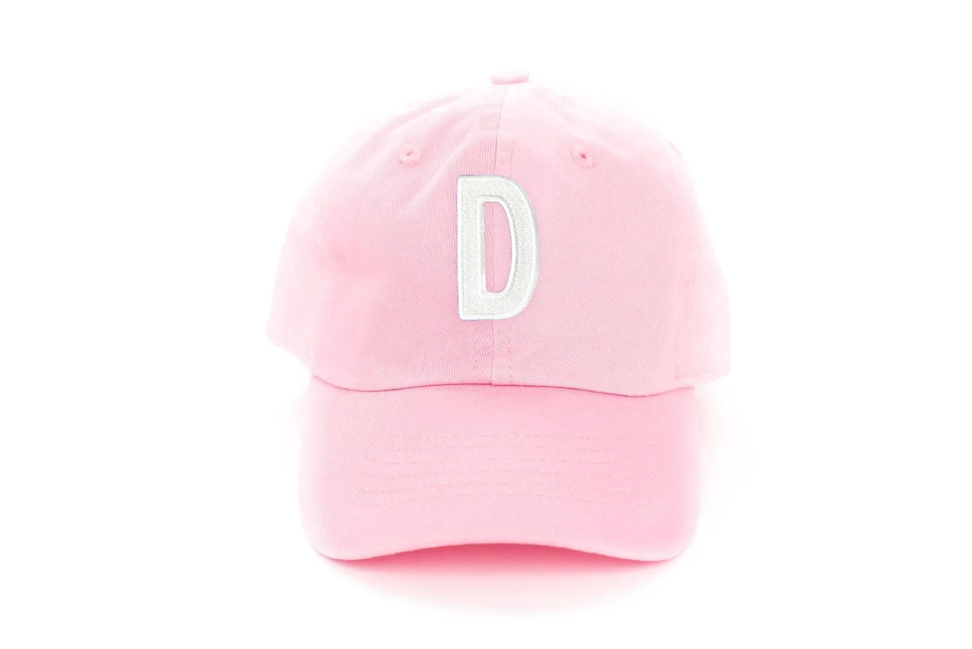 Light Pink Letter Baseball Hat - Heyday Goods
