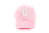 Light Pink Letter Baseball Hat - Heyday Goods