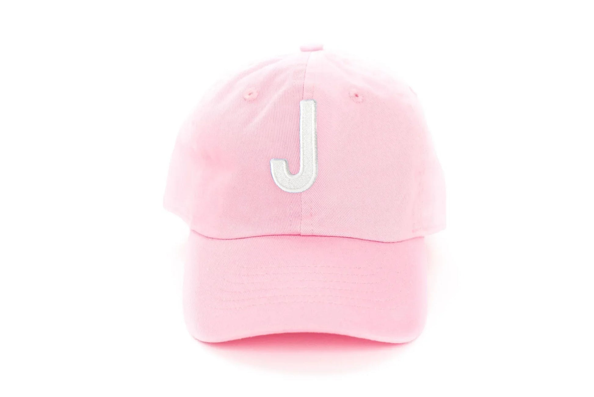 Light Pink Letter Baseball Hat - Heyday Goods
