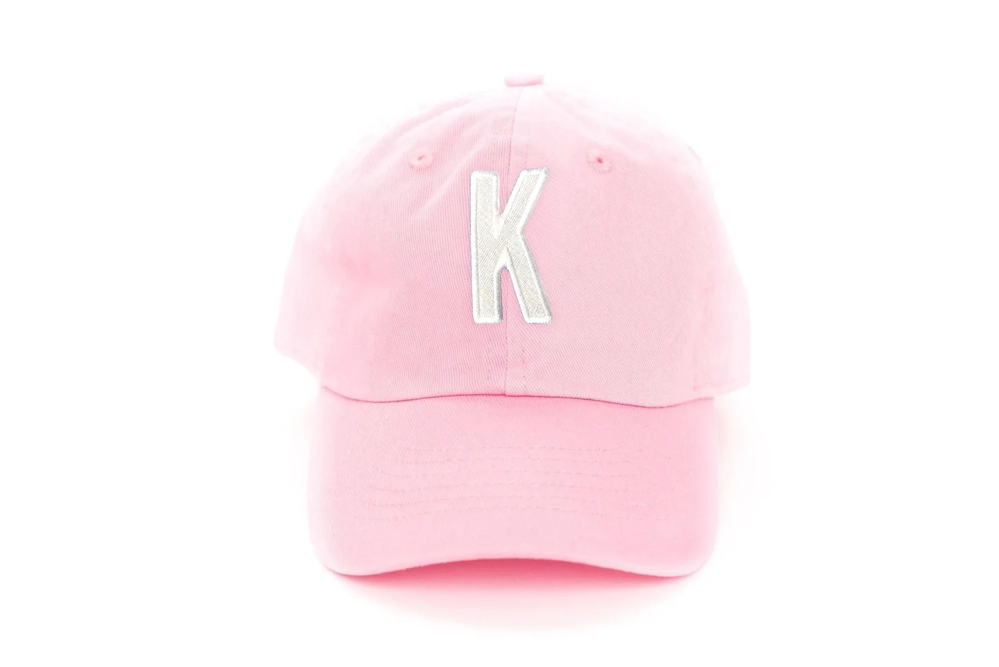 Light Pink Letter Baseball Hat - Heyday Goods