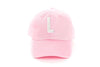Light Pink Letter Baseball Hat - Heyday Goods