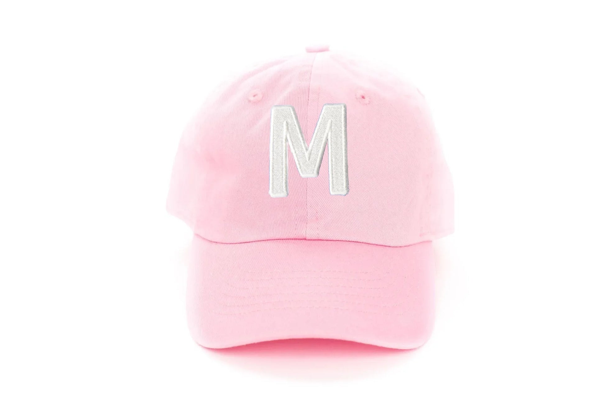 Light Pink Letter Baseball Hat - Heyday Goods