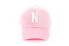 Light Pink Letter Baseball Hat - Heyday Goods