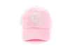 Light Pink Letter Baseball Hat - Heyday Goods